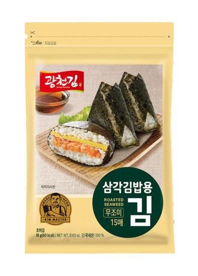 KWANG CHEON KIM Roasted deaweed nori for triangular kimbap & onigiri / Nori do onigiri i samgak-gimbap 15 arkuszy
