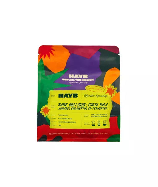 HAYB Kawa Speciality Rare 002/2025: Costa Rica Aquiares Eucalyptus Co-Fermented 250 g