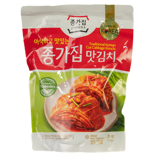 JONGGA Tradycyjne Koreańskie Krojone Kimchi 1 kg