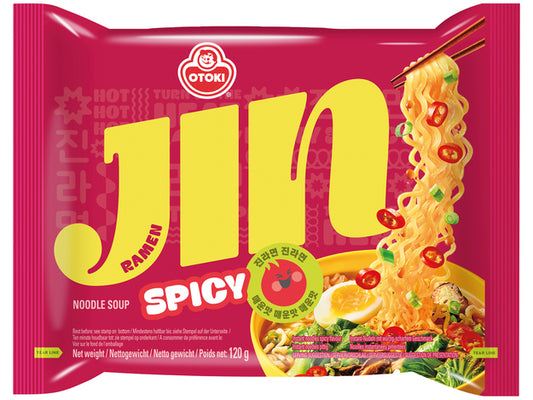 OTTOGI Instant Noodles Jin Ramen Spicy 120 g / Zupa Jin Ramen Pikantna