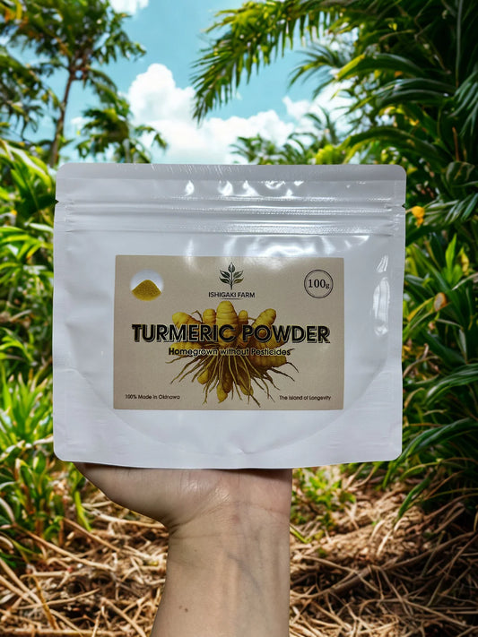 ISHIGAKI FARM Okinawa Turmeric Powder 100% / Kurkuma z Okinawy w Proszku 100 g