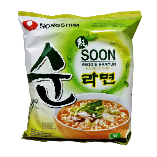 NONGSHIM Ramen Soon z Warzywami Łagodny 120 g