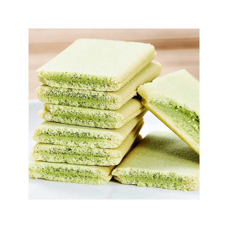SANRITSU Matcha Choco Cookies Couque d'Asses / Delikatne ciastka z kremem matcha 78 g