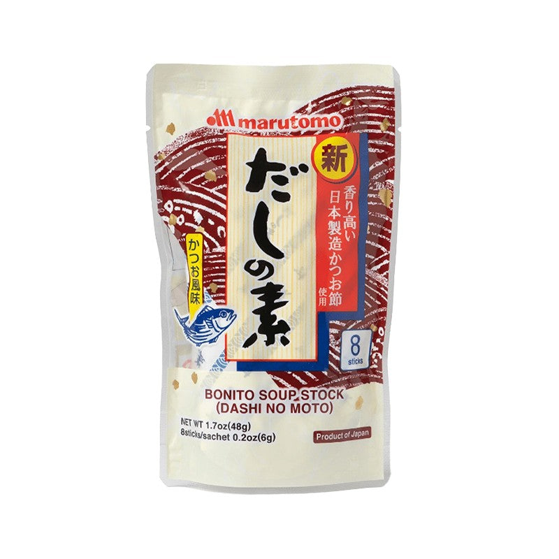 MARUTOMO Dashinomoto Shin Katsuo / Bonito Soup Stock (dashi no moto) / Bulion rybny Katsuo Dashi 8 x 6g (48 g)