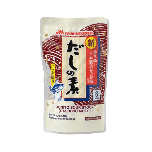 MARUTOMO Dashinomoto Shin Katsuo / Bonito Soup Stock (dashi no moto) / Bulion rybny Katsuo Dashi 8 x 6g (48 g)