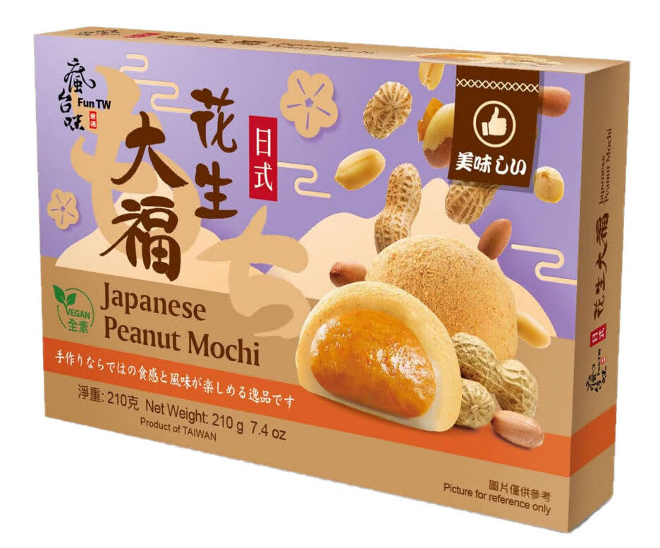 FUN TW Japanese Peanut Mochi / Mochi z nadzieniem z orzeszków ziemnych 210 g