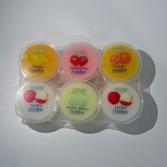 COCON Pudding mix 5 flavours / Pudding miks 5 smaków 480 g (6 x 80 g)