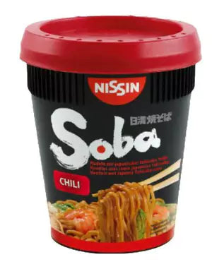 NISSIN Cup Noodle Soba z sosem Chili 92 g