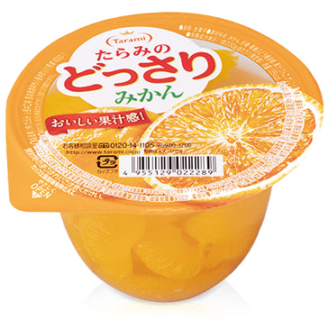 TARAMI NO DOSSARI Mikan (Mandarine) Jelly / Galaretka mandarynkowa z kawałkami owoców 230 g