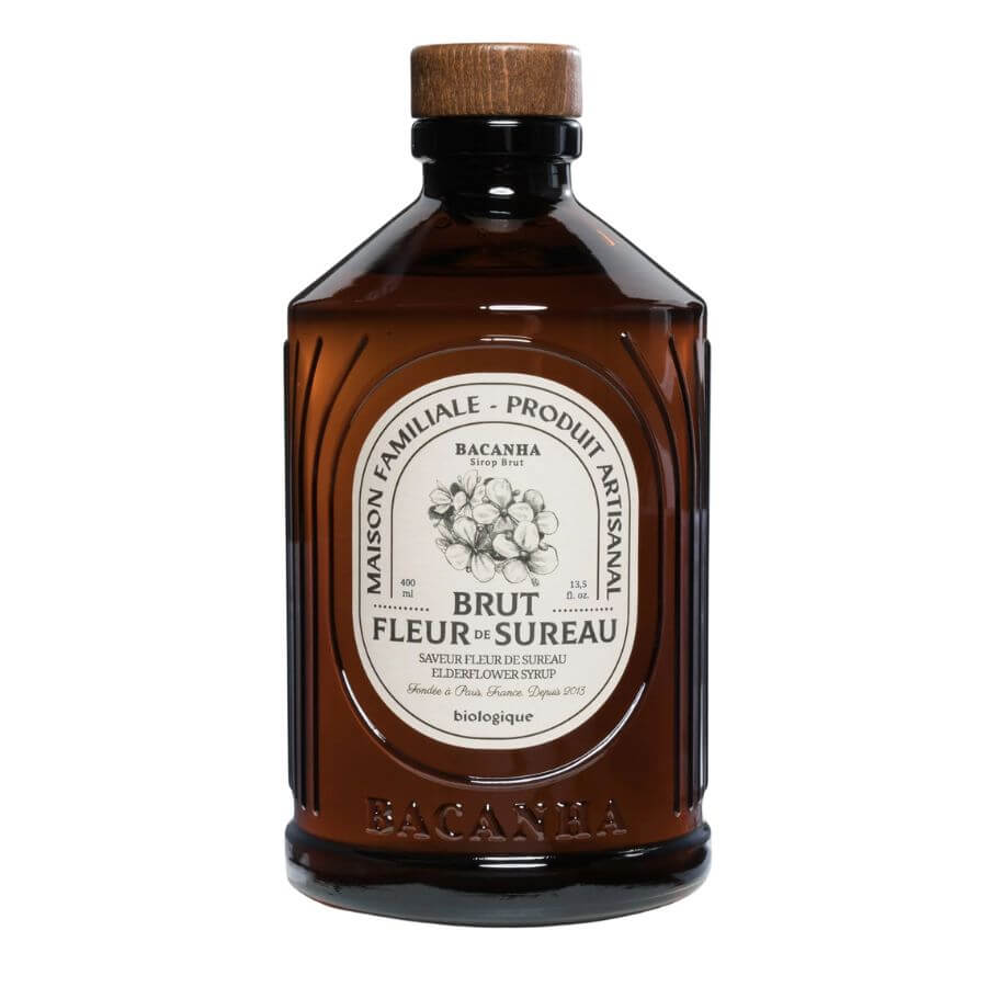 BACANHA Syrop organiczny Czarny Bez / Elderflower Flavour 400 ml