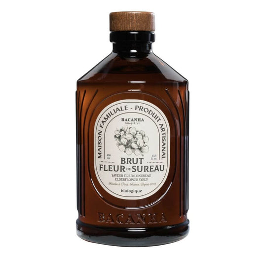 BACANHA Syrop organiczny Czarny Bez / Elderflower Flavour 400 ml