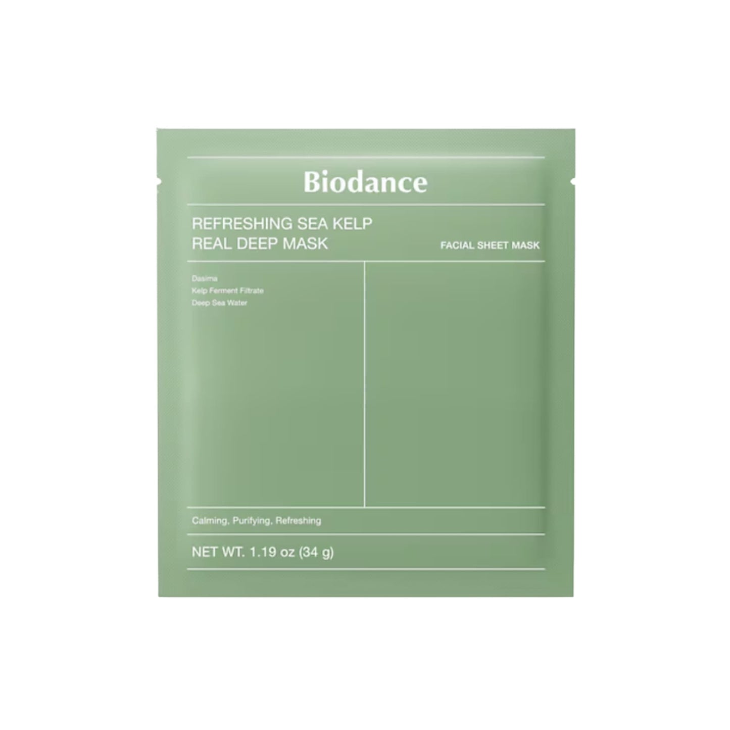 BIODANCE Refreshing Sea Kelp Real Deep Mask 34 g