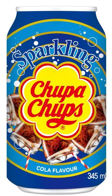 CHUPA CHUPS Sparkling Chupa Chups Cola Flavour / Napój Gazowany Cola 345 ml