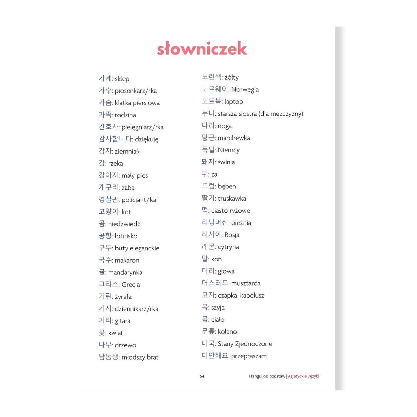 AZJATYCKIE JĘZYKI Hangul Practice Workbook for Beginners / Język koreański: Zeszyt ćwiczeń Hangul od podstaw