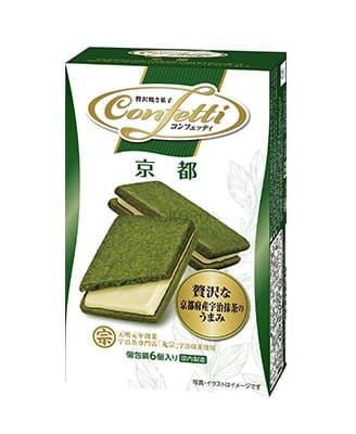 ITO SEIKA Confetti Kyoto Matcha Biscuits 6 pcs. / Ciastka z matchą przekładane kremem 111 g