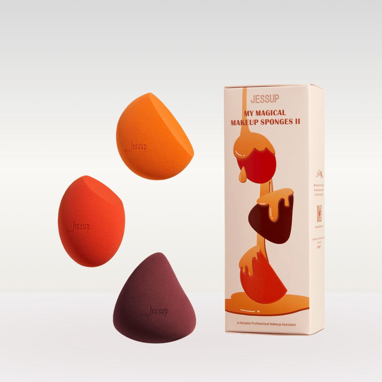 JESSUP My Magical Makeup Sponges II - 3 szt.