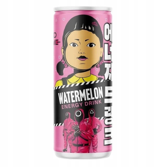 NETFLIX Squid Game Energy Drink Watermelon / Arbuz 250 ml