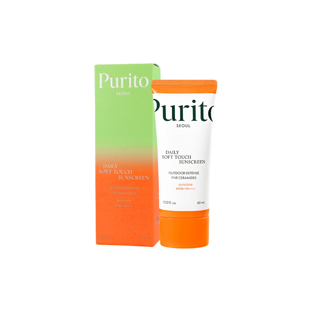PURITO Daily Soft Touch Sunscreen SPF50+ PA++++ / Lekki krem przeciwsłoneczny do twarzy 60 ml