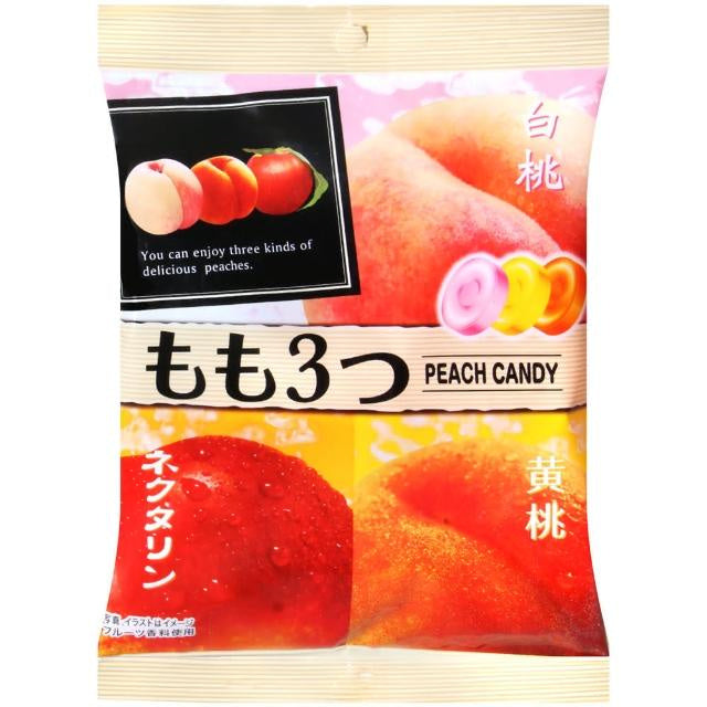 PINE Peach Trio / Peach Mix Candy / Cukierki w 3 smakach brzoskwini 75 g