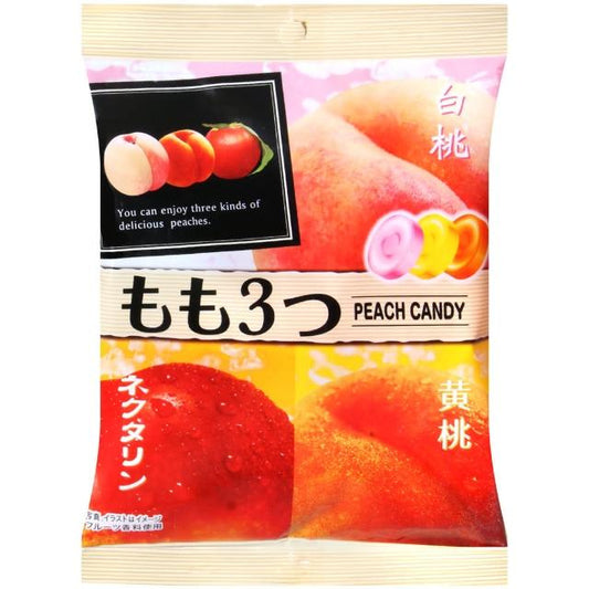 PINE Peach Trio / Peach Mix Candy / Cukierki w 3 smakach brzoskwini 75 g