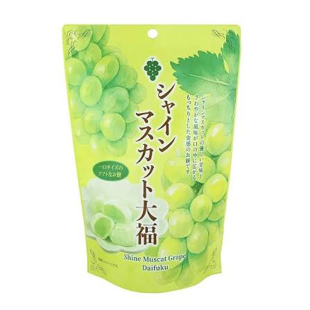 SEIKI Shine Muscat Mochi rice cakes / Mochi o smaku winogron Shine Muscat 130 g