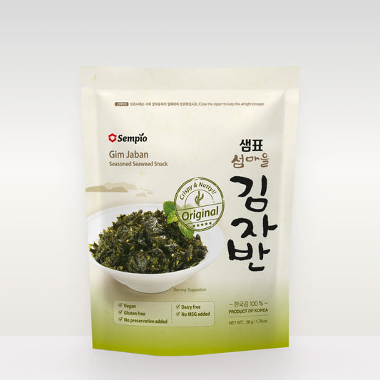 SEMPIO Gim Jaban Seasoned Seaweed Snack Original / Chrupiące wodorosty oryginalne 50 g