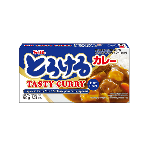 S&B Tasty Curry Japanese Curry Mix Hot / Curry pikantne 200 g