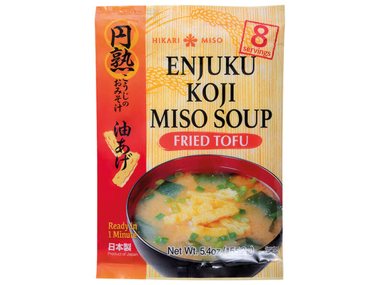 HIKARI Enjuku Instant Miso Soup Fried Tofu 156 g (8 PORTIONS)