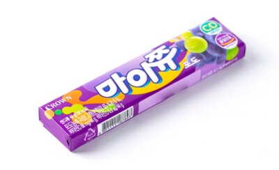 CROWN MyChew Grape / Miękkie cukierki o smaku winogronowym 44 g