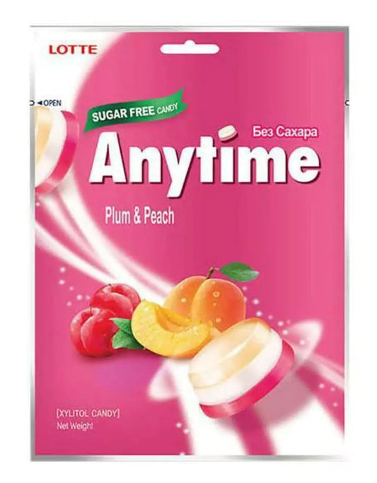 LOTTE Cukierki Anytime Śliwka & Brzoskwinia 60 g