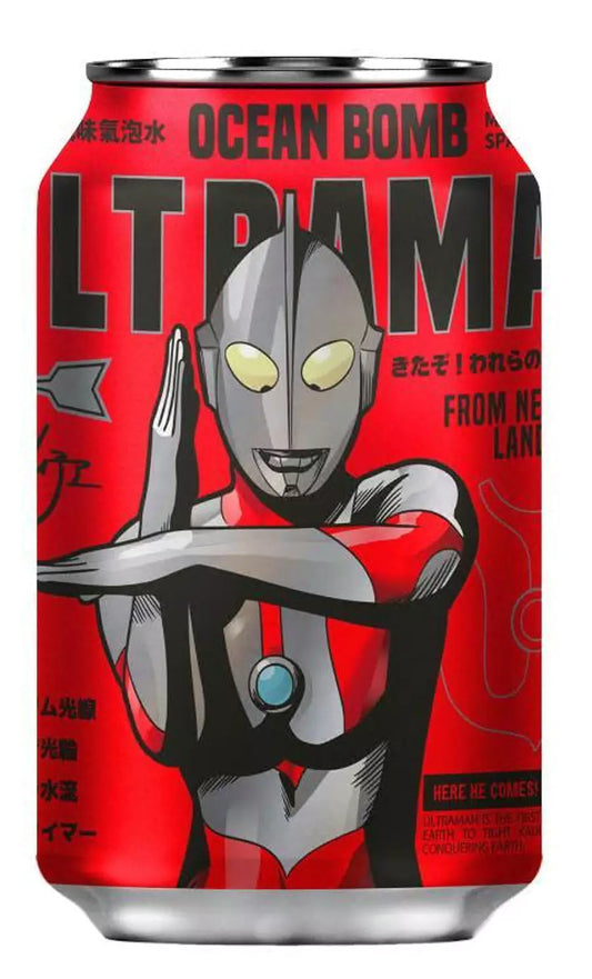OCEAN BOMB x Ultraman Napój Gazowany Oryginalny 330 ml
