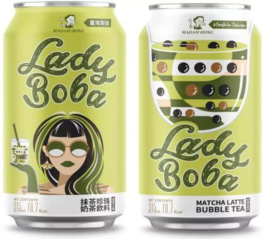 MADAM HONG Lady Boba Bubble Tea Matcha Latte 315 ml