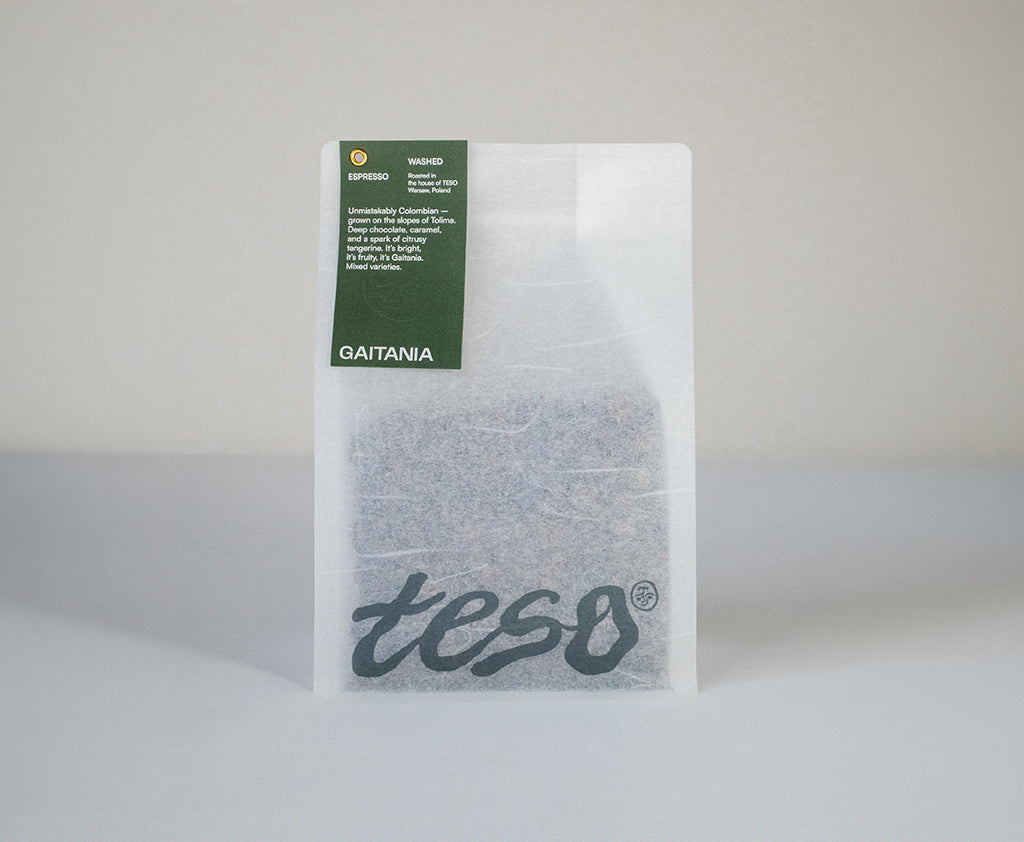 TESO Espresso Kolumbia Gaitania Washed 250 g