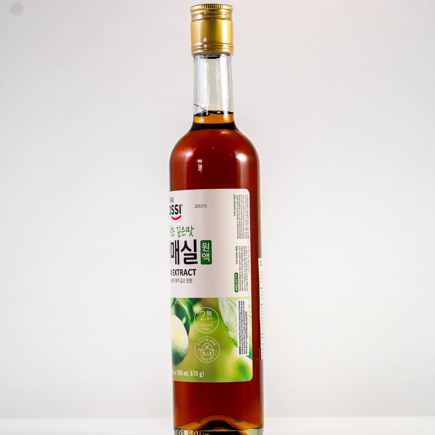 ASSI Maesil-Cheong Green Plum Syrup / Syrop z koreańskiej śliwki (maesil) 500 ml