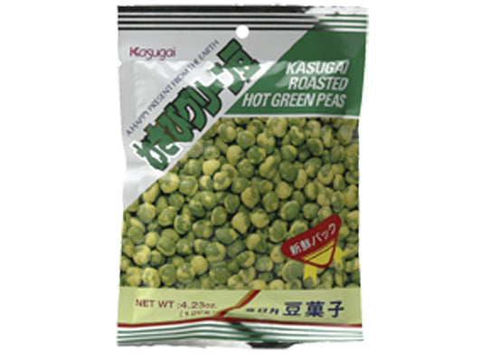 KASUGAI Roasted Hot Green Peas / Prażony groszek zielony na ostro 67 g