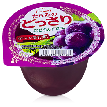 TARAMI NO DOSSARI Grape & Aloe Jelly / Galaretka winogronowo-aloesowa z kawałkami owoców 230 g
