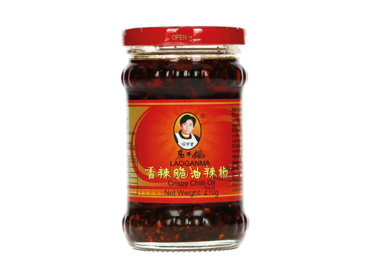 LAO GAN MA Crispy Onions in Chilli Oil 210 g / Chrupiąca cebulka w oleju chili
