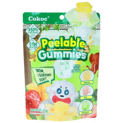 COKOC Peelable Gummies Mixed Fruit / Obieralne żelki o smaku owocowym 60 g