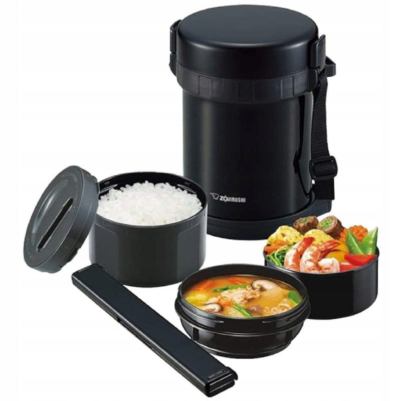 ZOJIRUSHI Termos Obiadowy SL-GH18-BA, Black 1,27 l