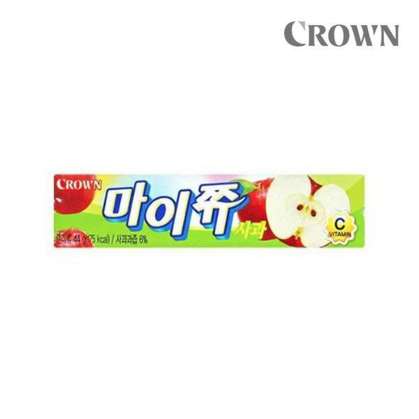 CROWN MyChew Apple Soft Candy / Miękkie cukierki o smaku jabłkowym 44 g