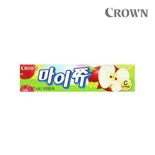 CROWN MyChew Apple Soft Candy / Miękkie cukierki o smaku jabłkowym 44 g