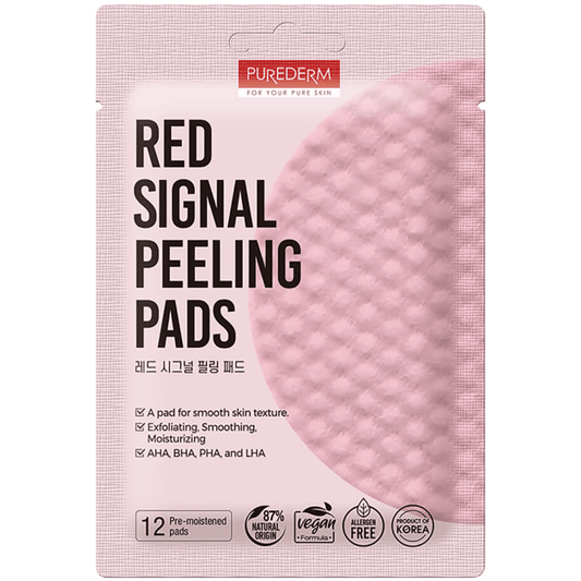 PUREDERM Red Signal Peeling Pads 12 pcs. / 12 szt. (38 g)
