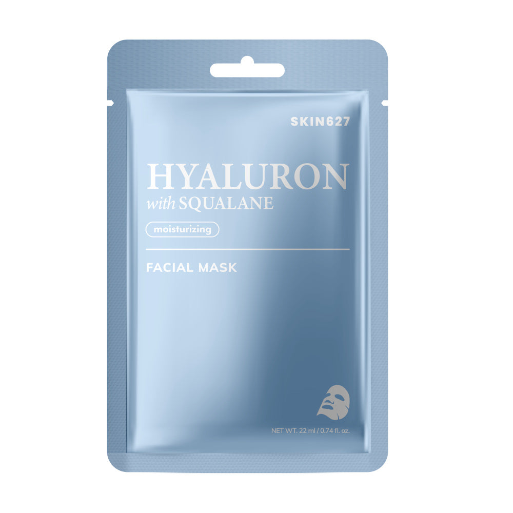 SKIN627 Hyaluron with Squalane Facial Mask / Nawilżająca maska do twarzy Hialuron i Skwalan 22 ml