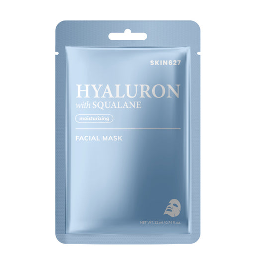 SKIN627 Hyaluron with Squalane Facial Mask / Nawilżająca maska do twarzy Hialuron i Skwalan 22 ml
