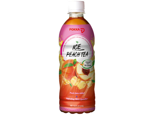 POKKA Ice Tea Peach Drink / Mrożona Herbata Brzoskwiniowa 500 ml