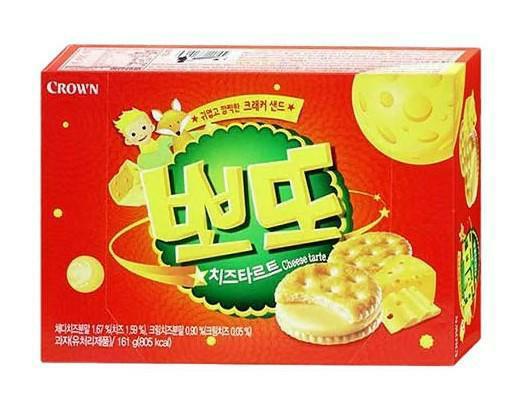 CROWN Cheese Tarte / Krakersy (Markizy) z Nadzieniem Serowym 161 g