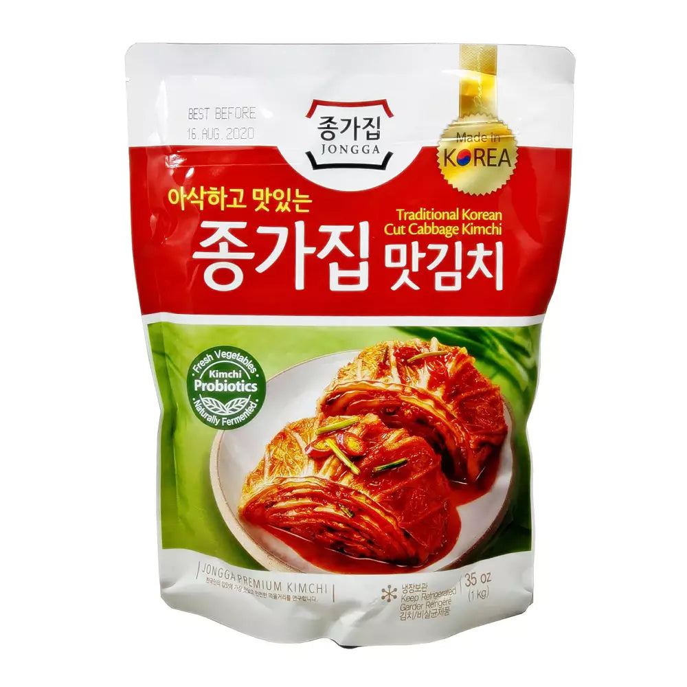 JONGGA Tradycyjne Koreańskie Krojone Kimchi 500 g