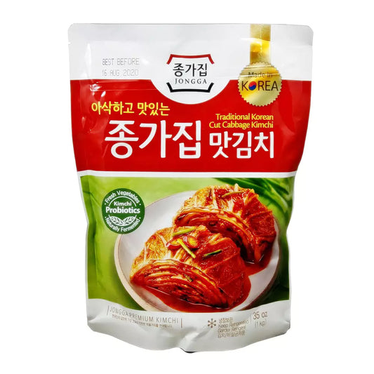 JONGGA Tradycyjne Koreańskie Krojone Kimchi 500 g