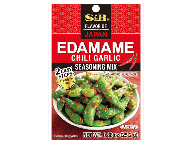 S&B Edamame Chili Garlic Seasoning Mix 32 g