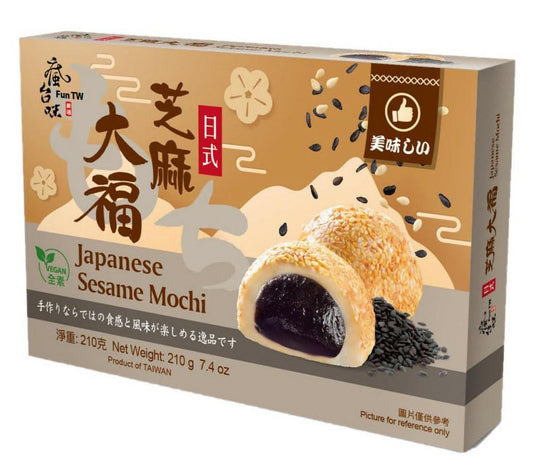FUN TW Japanese Sesame Mochi / Mochi z nadzieniem z sezamu 210 g